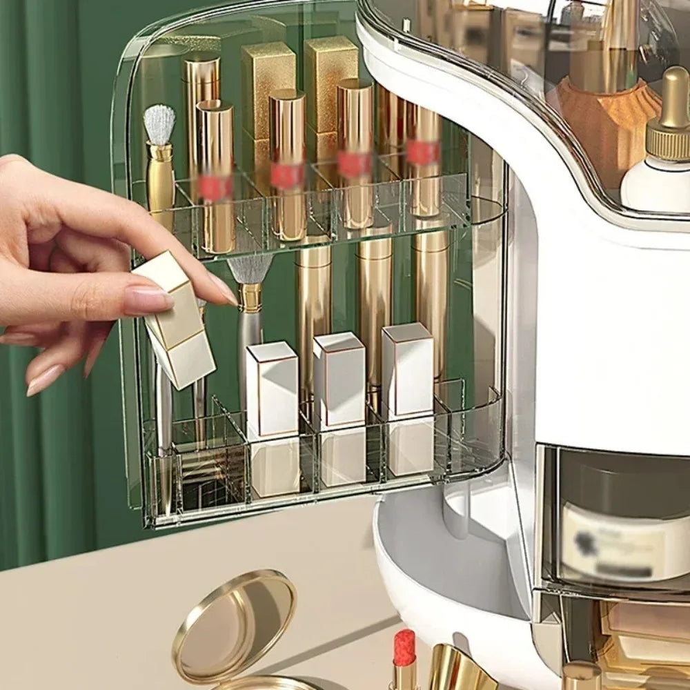 ClearBeauty - Organisateur de Maquillage Transparent avec Grande Capacité