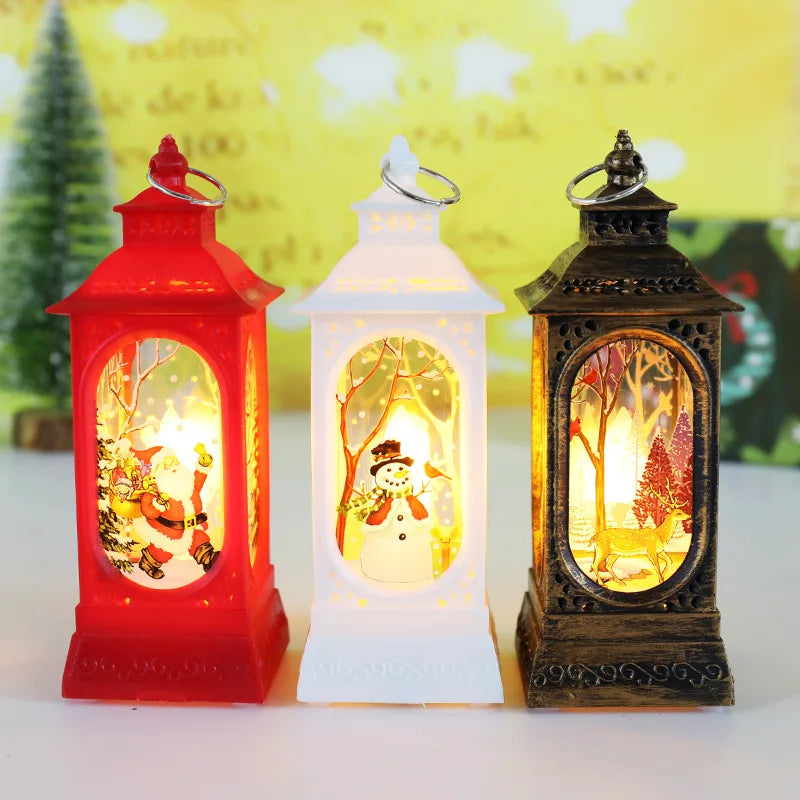 SnowLamp - Petite Lampe de Noël avec Bonhomme de Neige pour Bureau